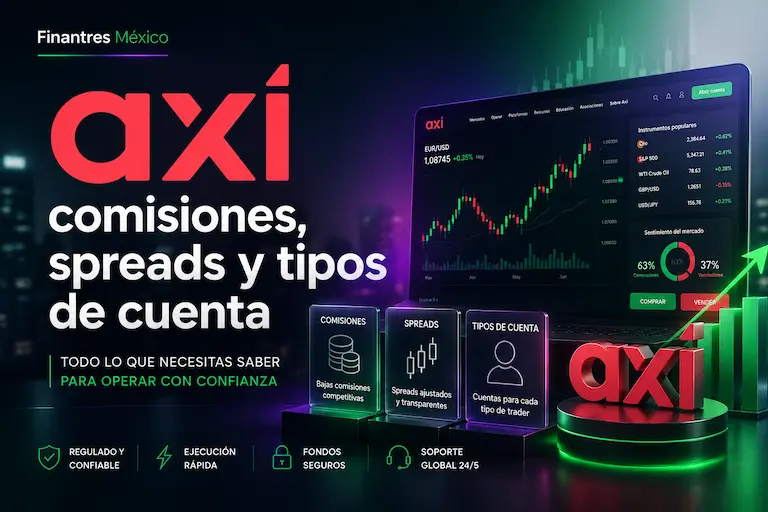 Axi comisiones, spreads y tipos de cuenta