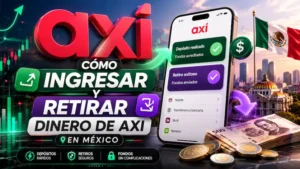 Cómo ingresar y retirar dinero en AXI
