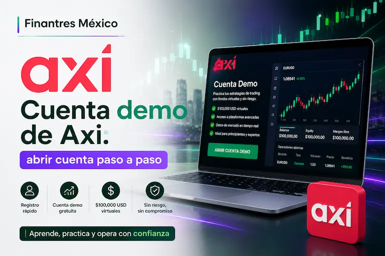 Cuenta demo de Axi abrir cuenta paso a paso