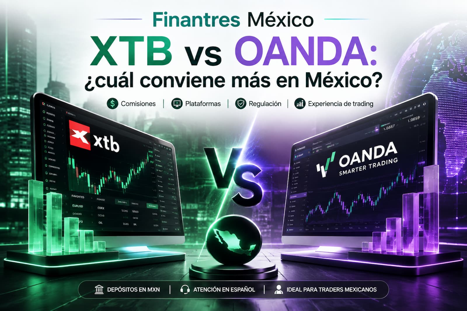 XTB vs OANDA ¿cuál conviene más en México