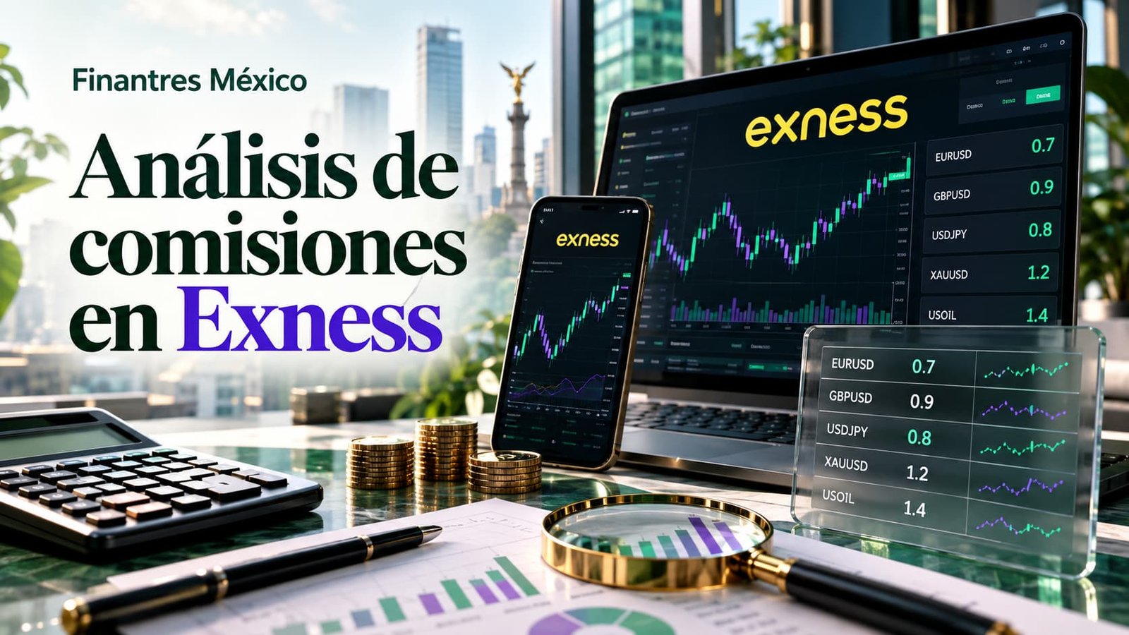 Análisis de comisiones en Exness