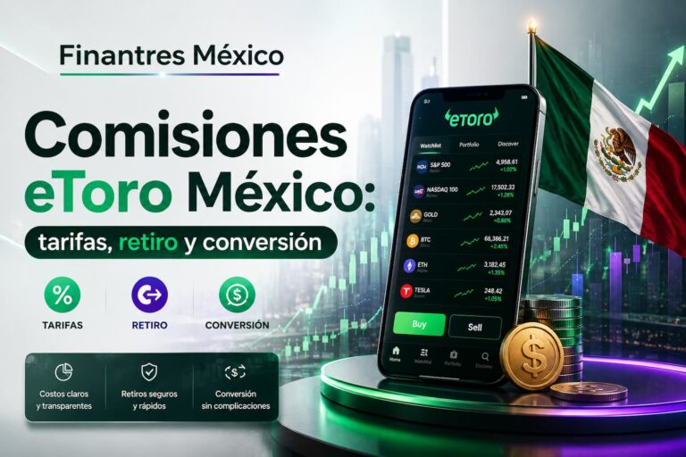 Comisiones eToro México tarifas, retiro y conversión