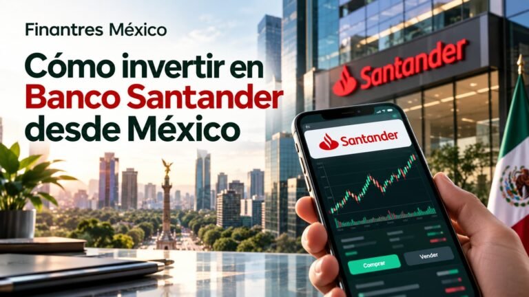 Cómo invertir en Banco Santander desde México