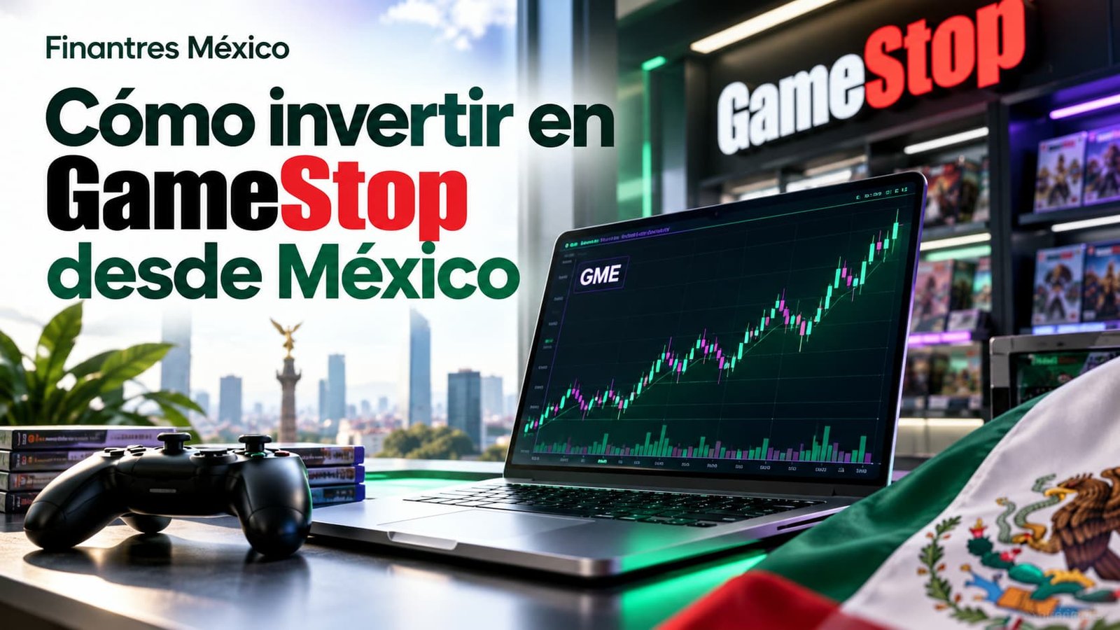 Cómo invertir en GameStop desde México