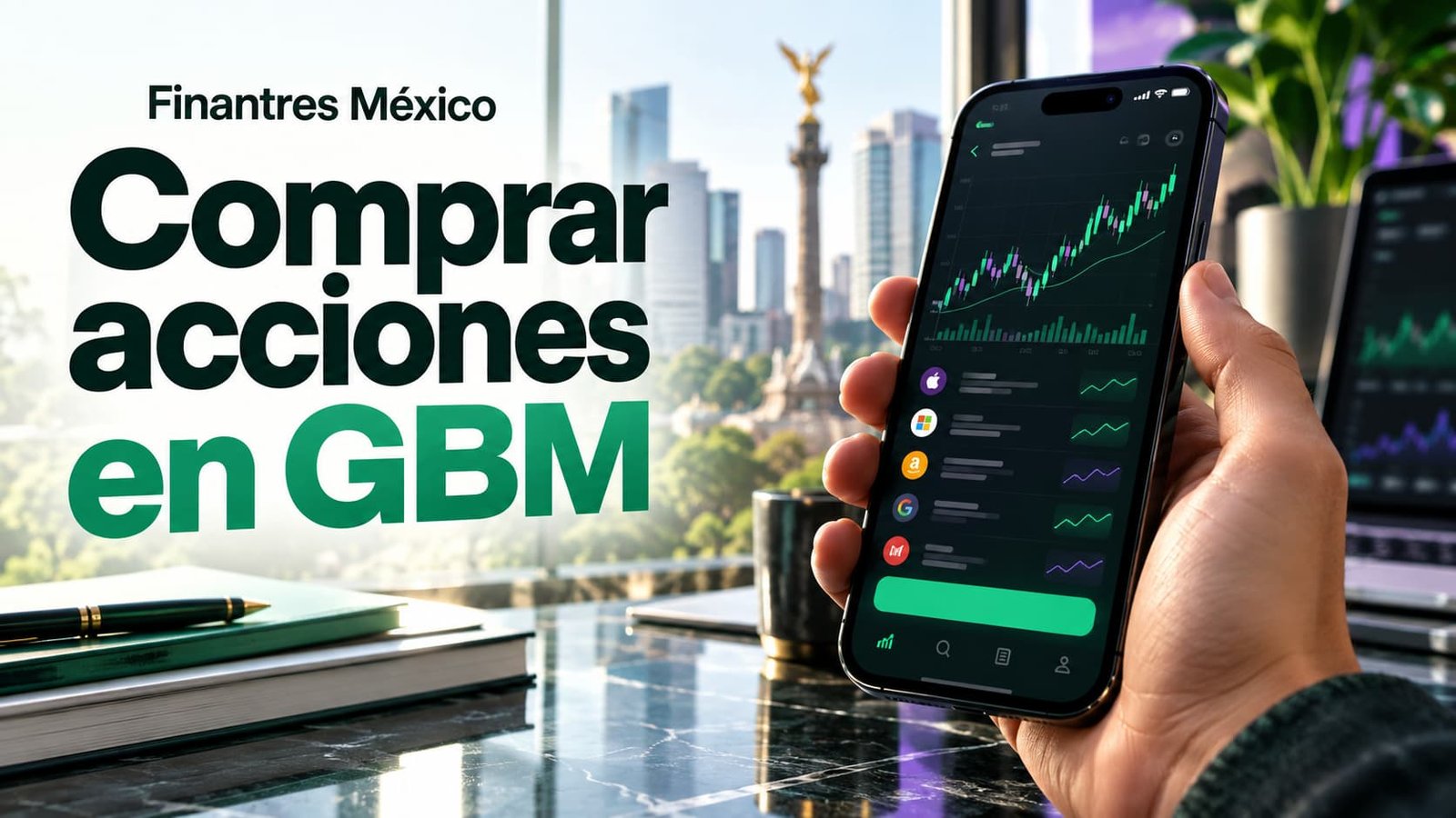 Comprar acciones en GBM