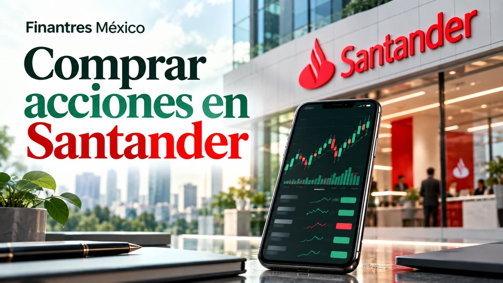 Comprar acciones en Santander
