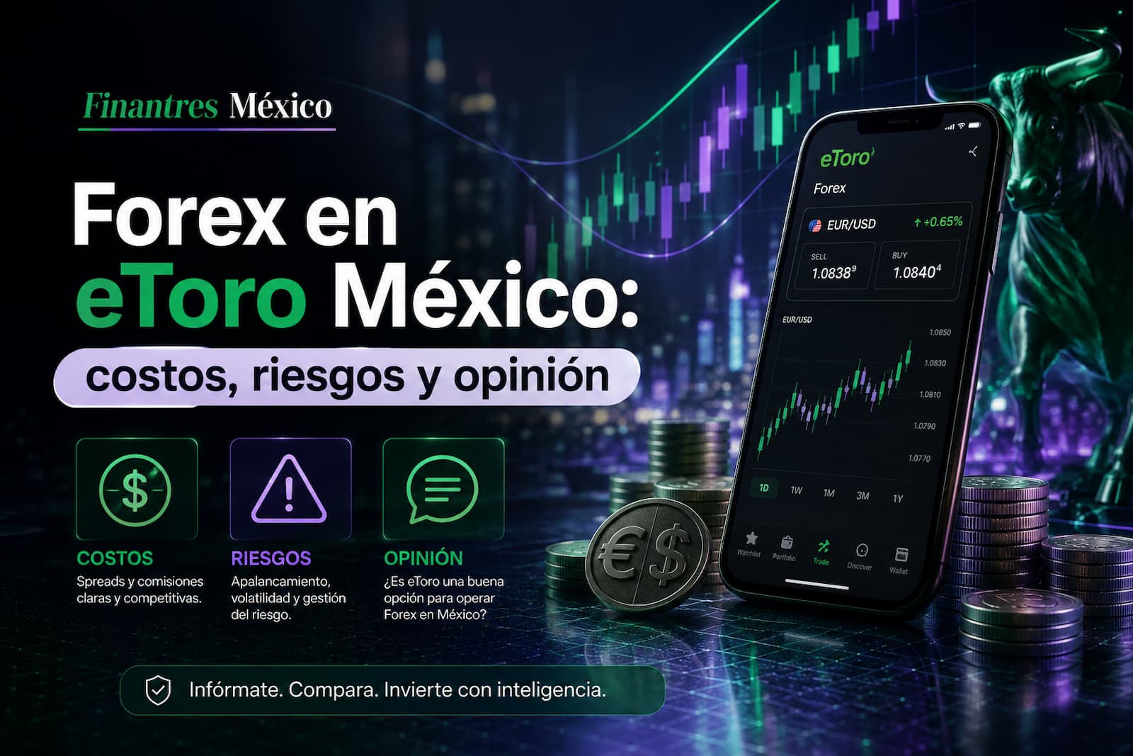 Forex en eToro México costos, riesgos y opinión