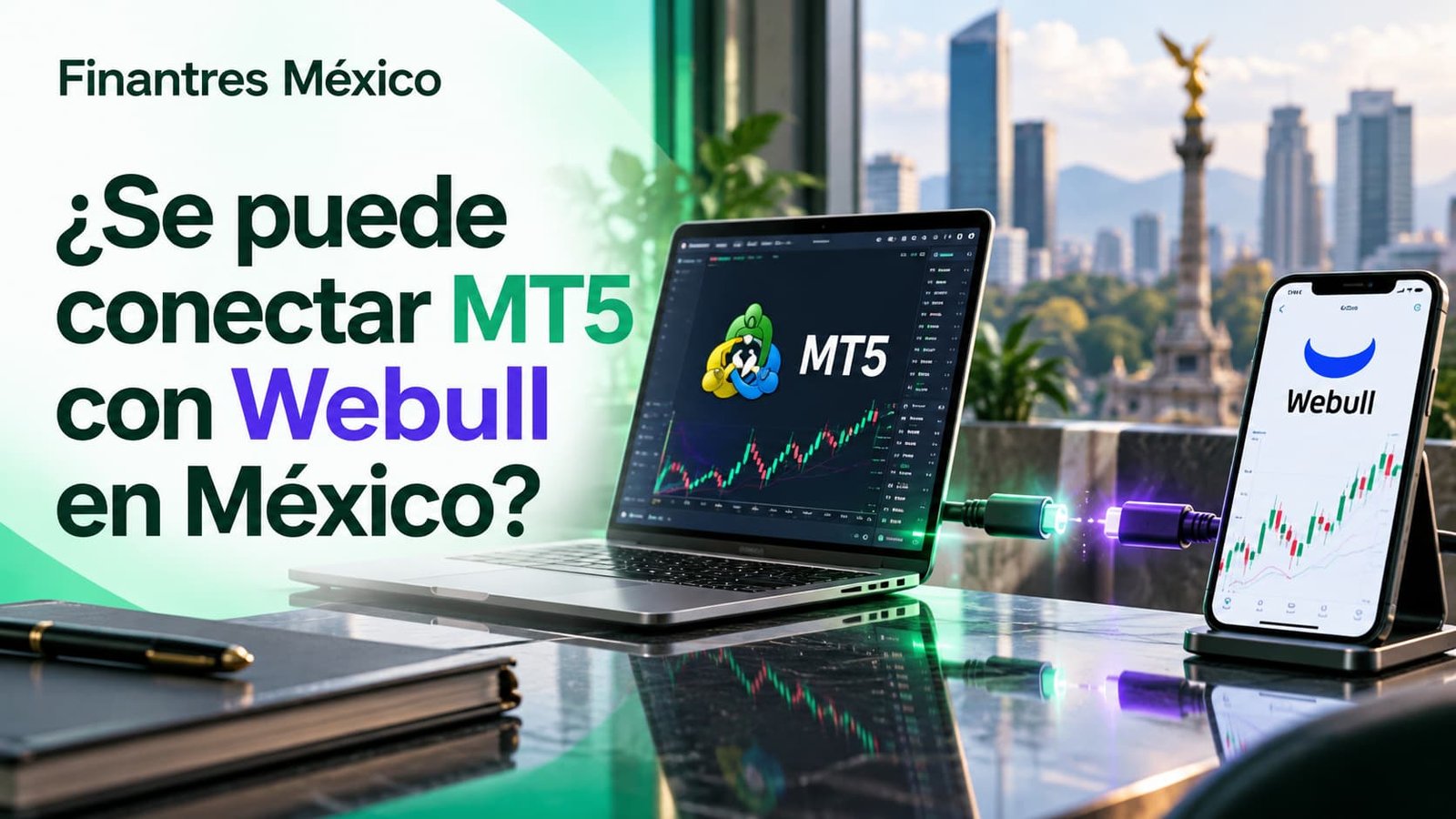 ¿Se puede conectar MT con Webull en México