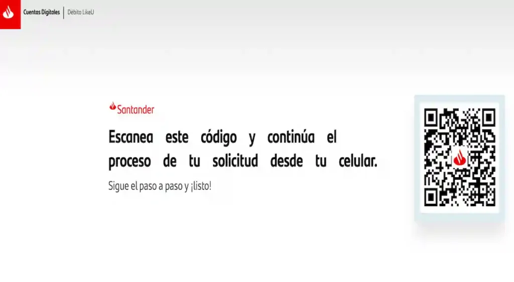 Abrir cuenta Santander MX