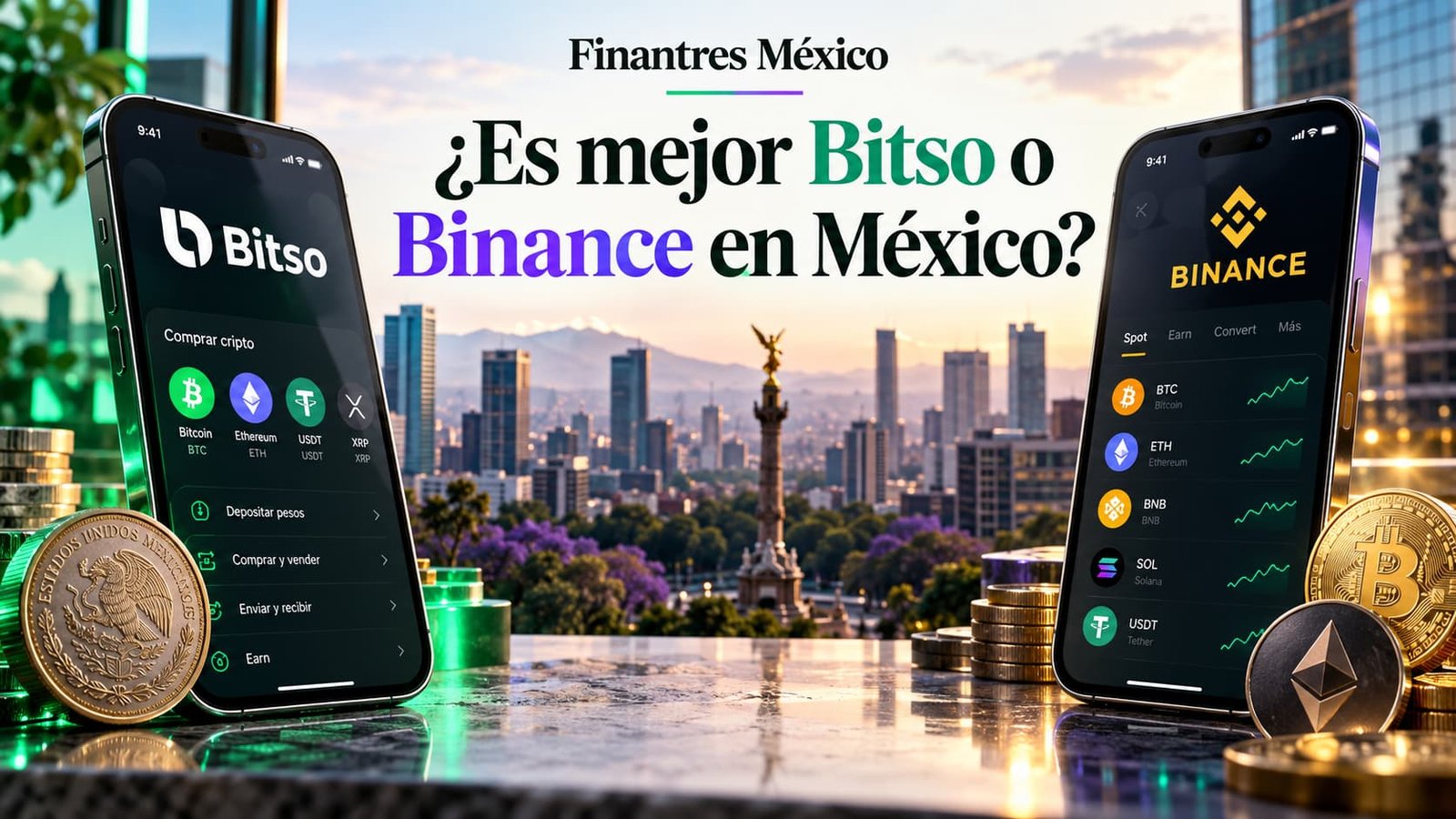 ¿Es mejor Bitso o Binance en México