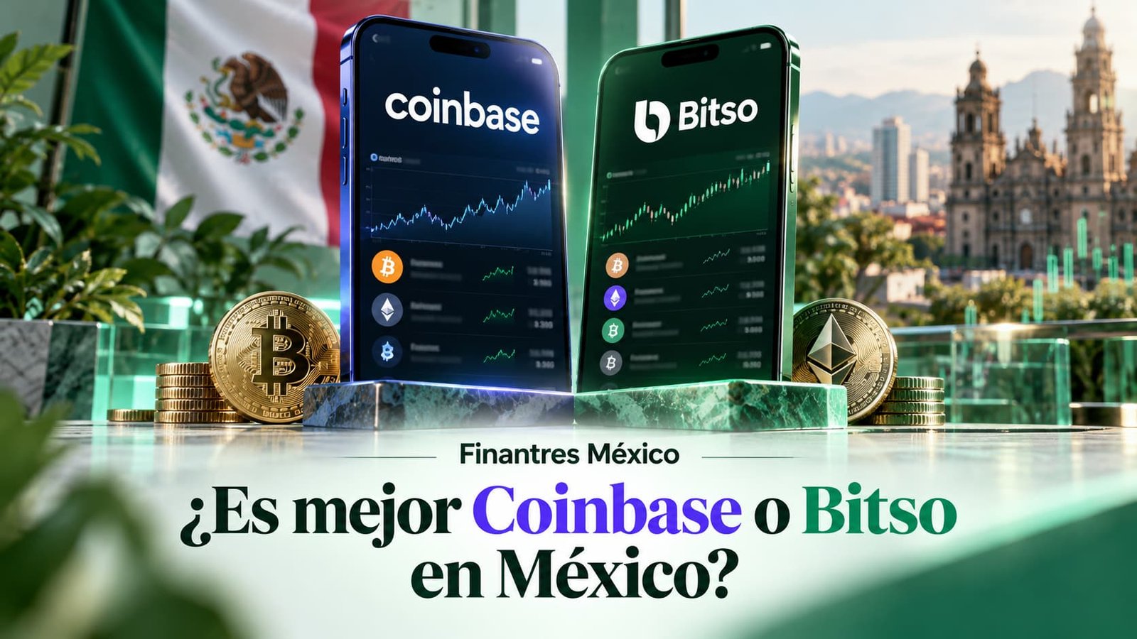 ¿Es mejor Coinbase o Bitso en México