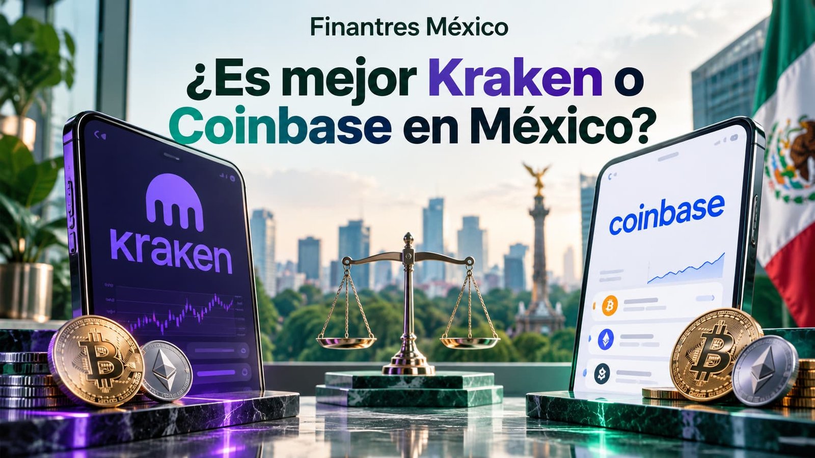 ¿Es mejor Kraken o Coinbase en México