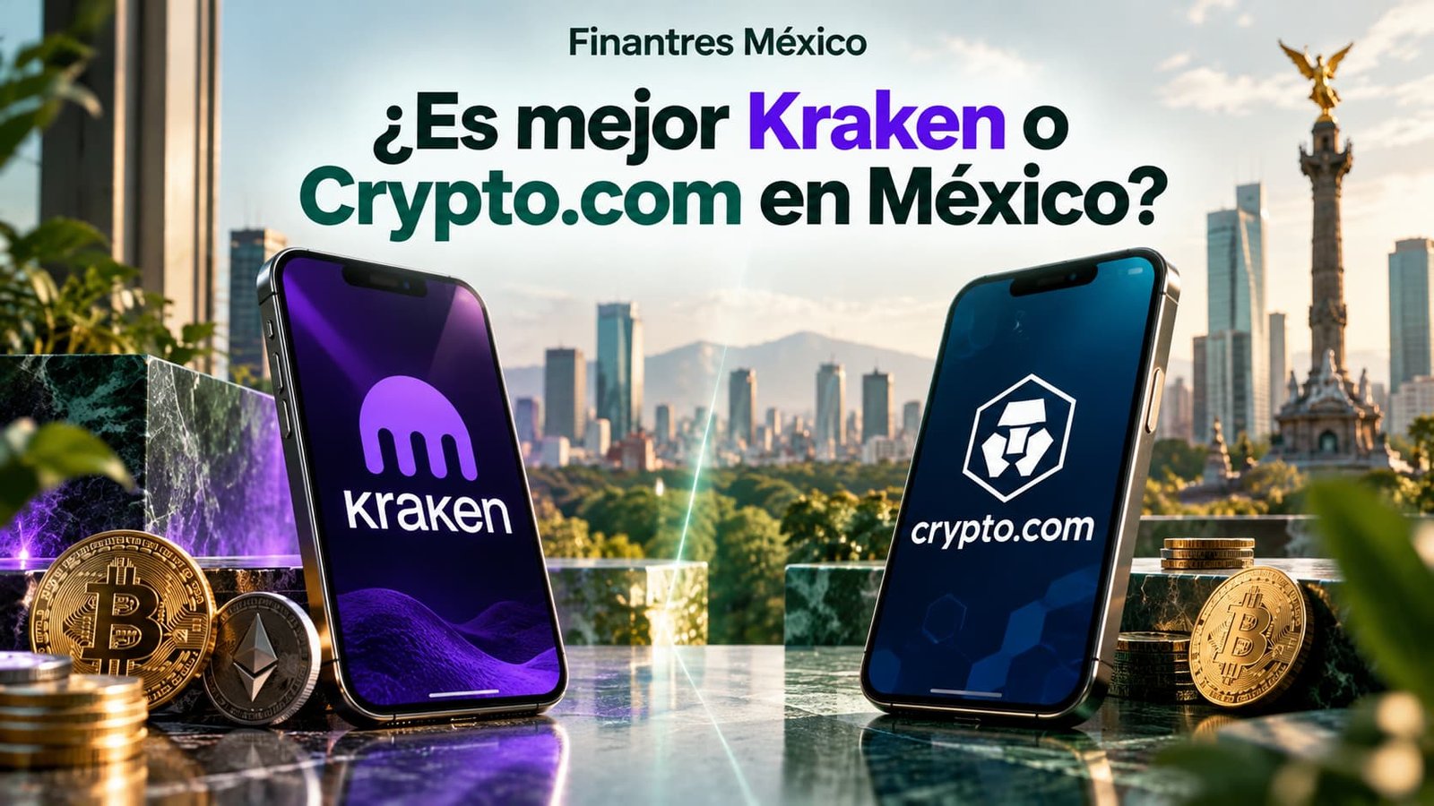 ¿Es mejor Kraken o Crypto.com en México