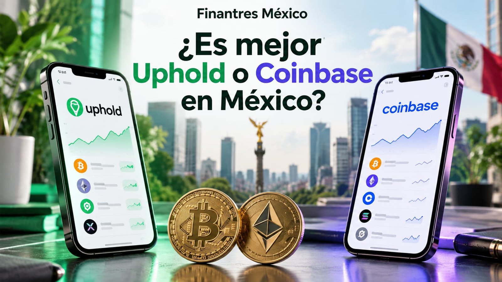 ¿Es mejor Uphold o Binance en México