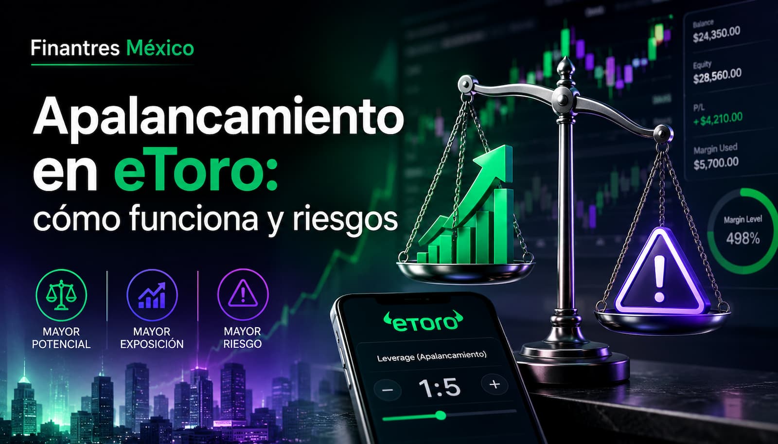 Apalancamiento en eToro cómo funciona y riesgos