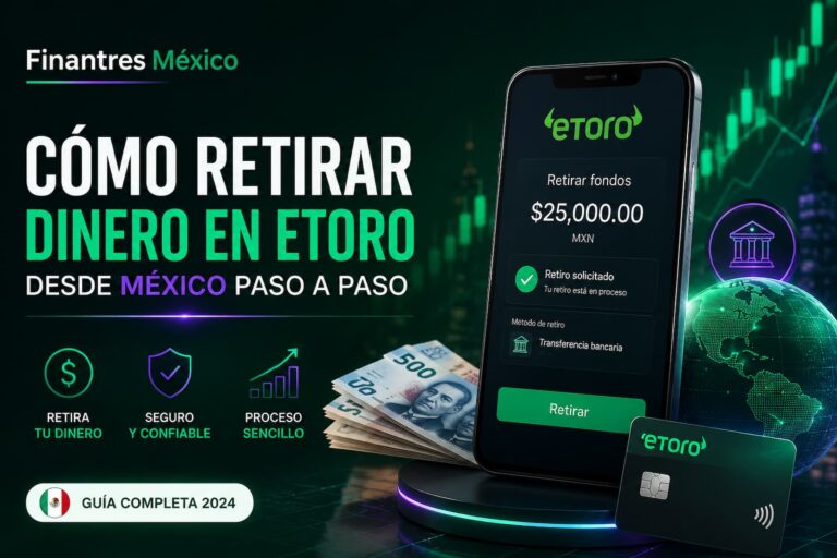 Cómo retirar dinero en eToro desde México paso a paso