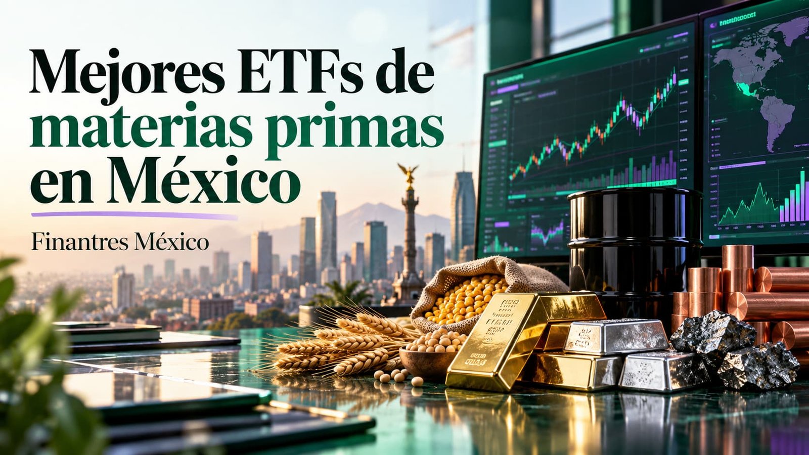 Mejores ETFs de materias primas en México