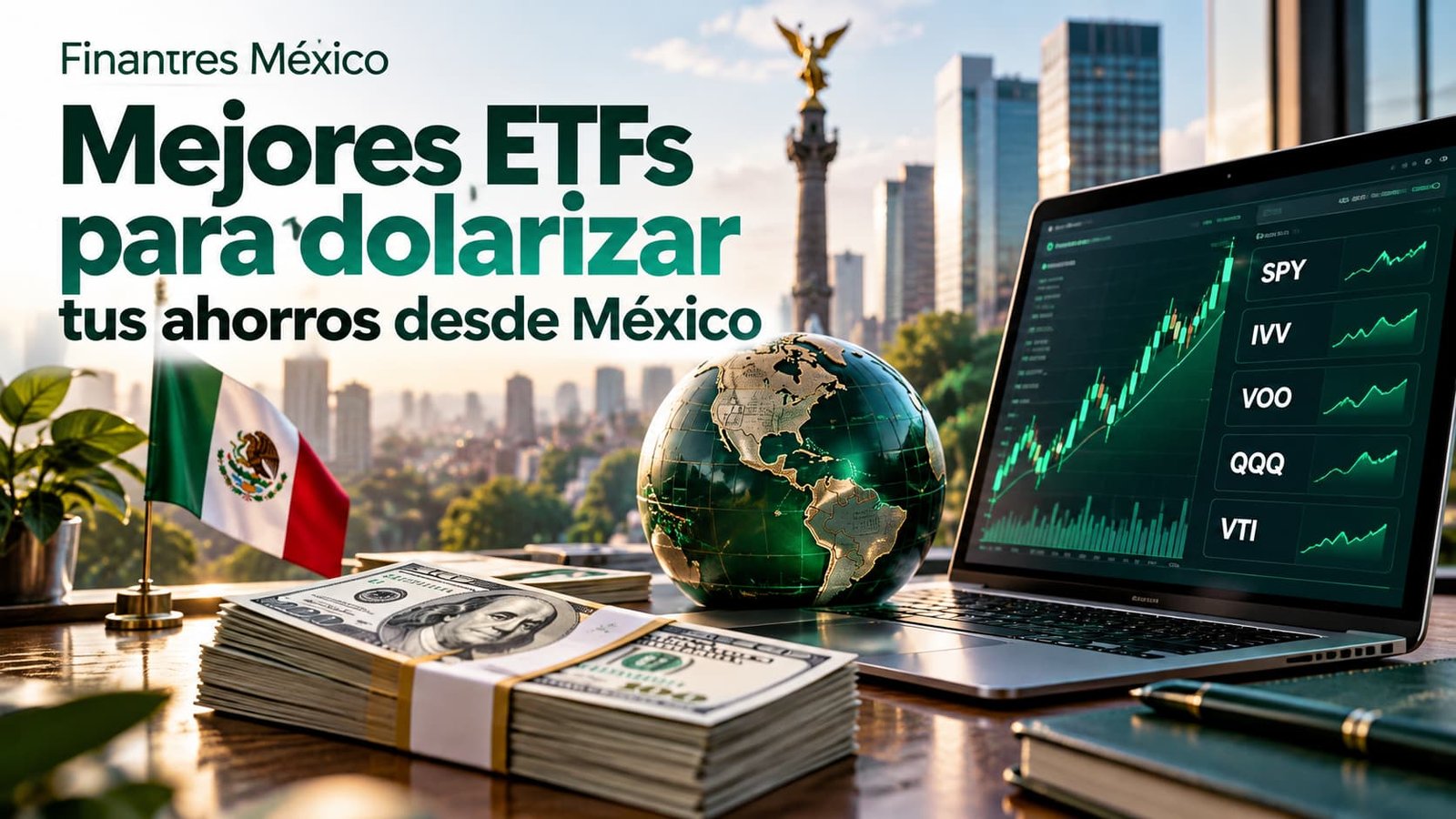 Mejores ETFs para dolarizar tus ahorros desde México