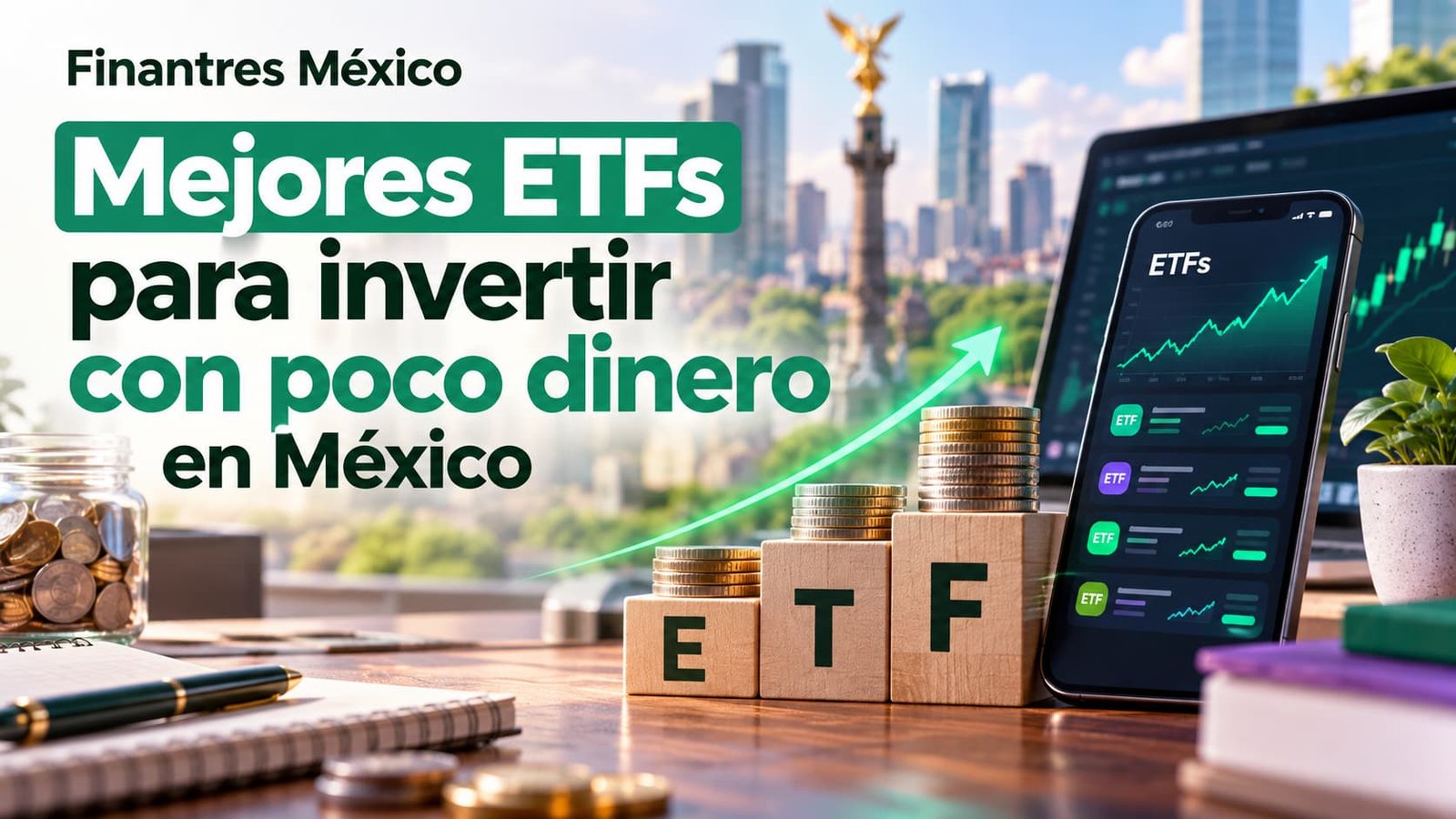 Mejores ETFs para invertir con poco dinero en México