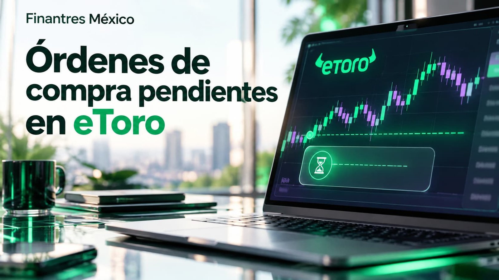 Órdenes de compra pendientes en eToro