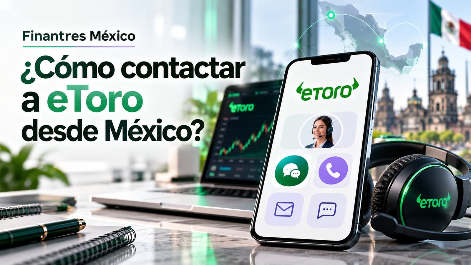 ¿Cómo contactar a eToro desde México