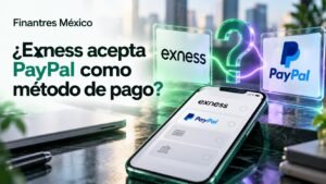 ¿Exness acepta PayPal como método de pago