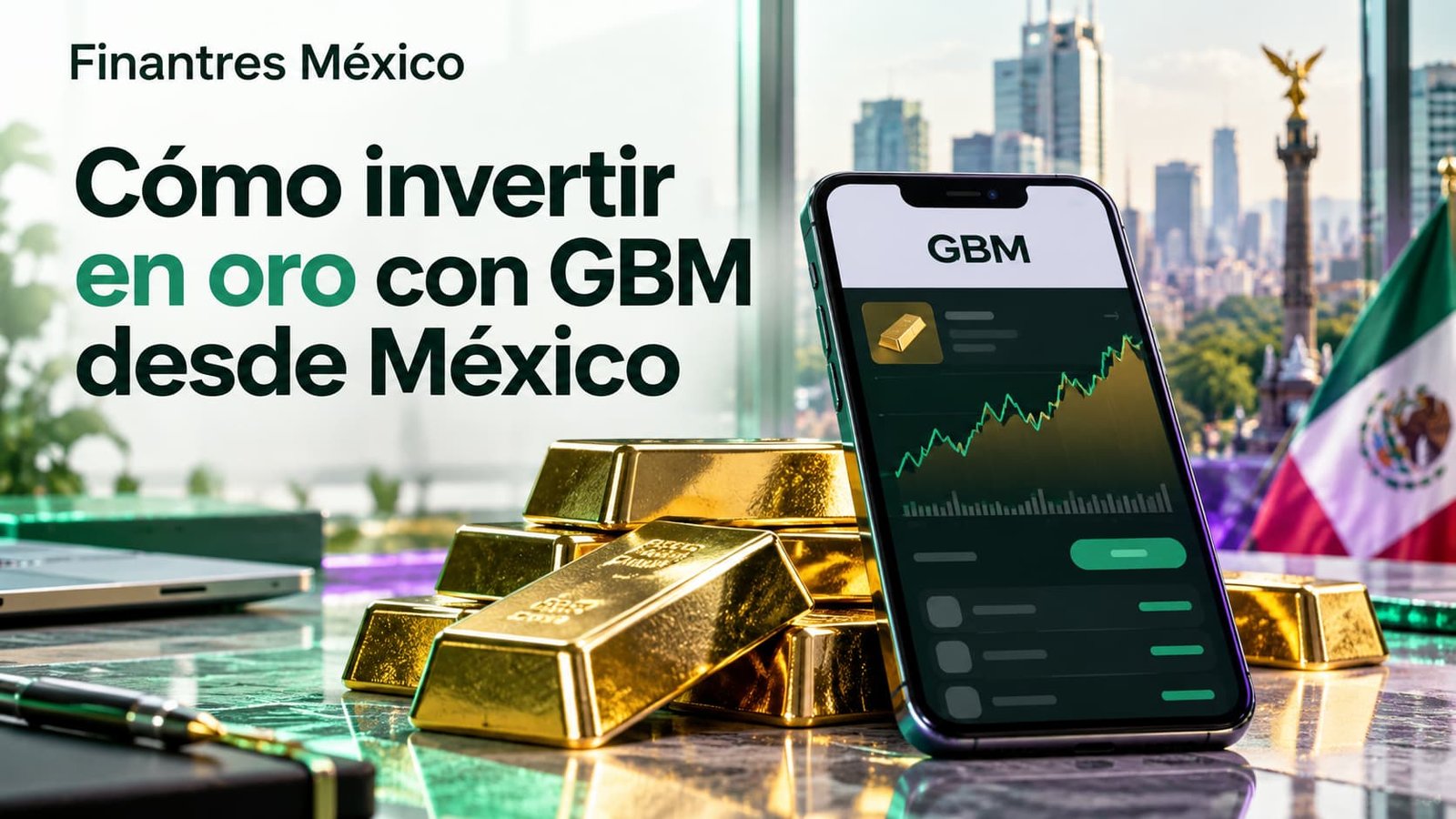 Cómo invertir en oro con GBM desde México