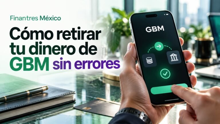 Cómo retirar tu dinero de GBM sin errores
