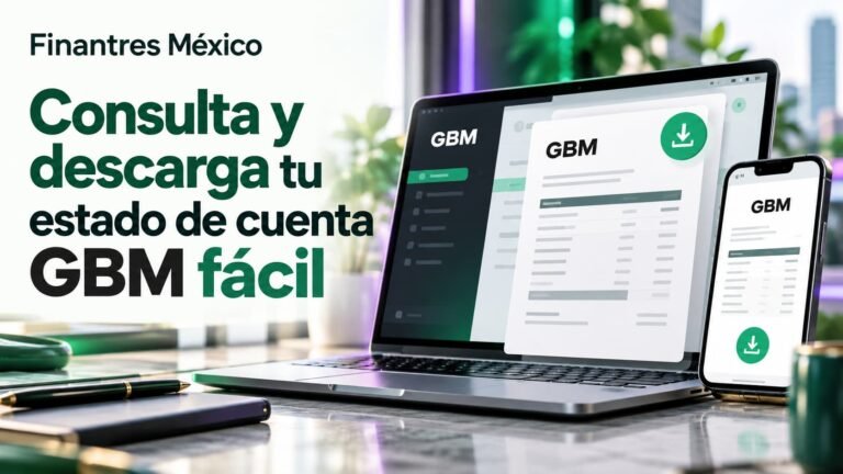 Consulta y descarga tu estado de cuenta GBM fácil