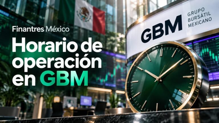 Horario de operación en GBM