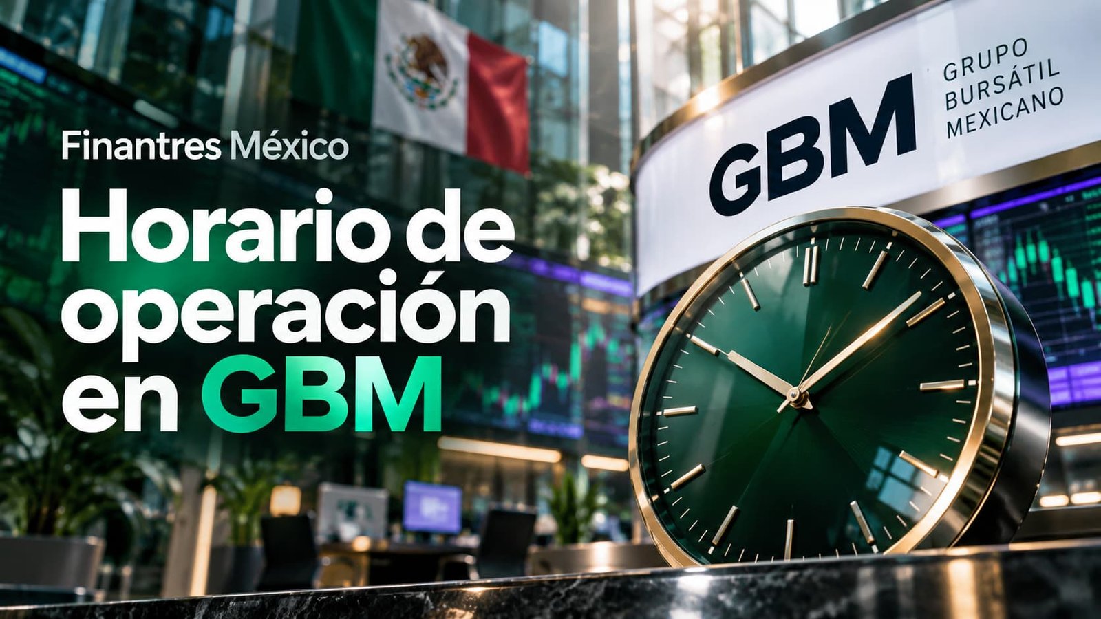 Horario de operación en GBM
