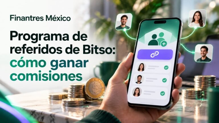Programa de referidos de Bitso cómo ganar comisiones