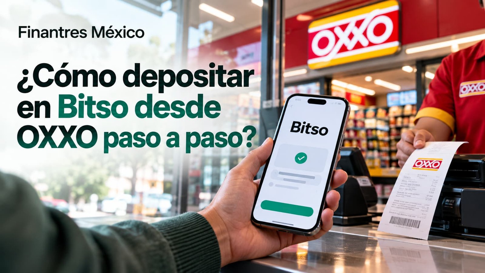 ¿Cómo depositar en Bitso desde OXXO paso a paso