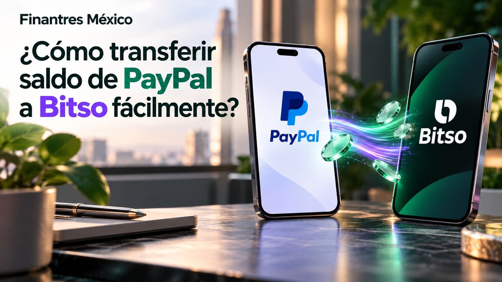 ¿Cómo transferir saldo de PayPal a Bitso fácilmente