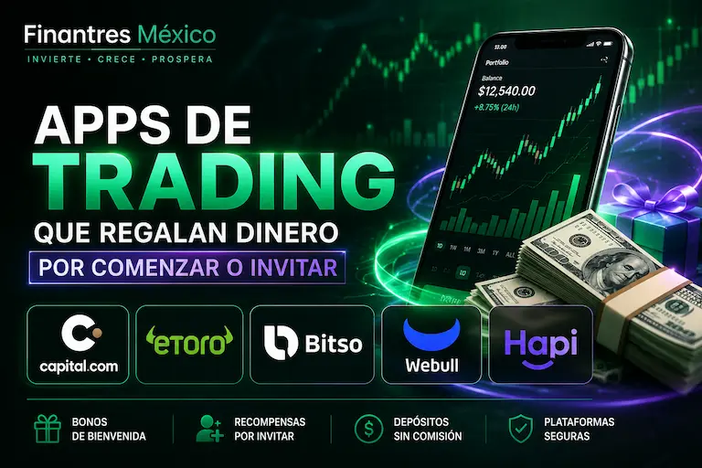Apps de trading que regalan dinero por comenzar o invitar