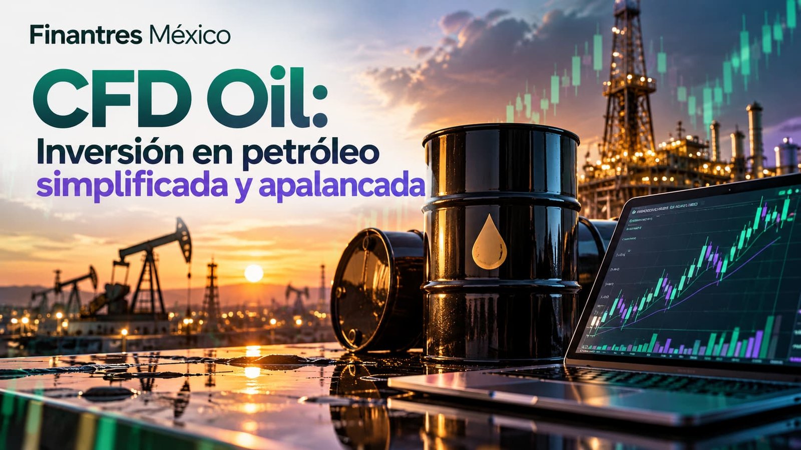 CFD Oil Inversión en petróleo simplificada y apalancada