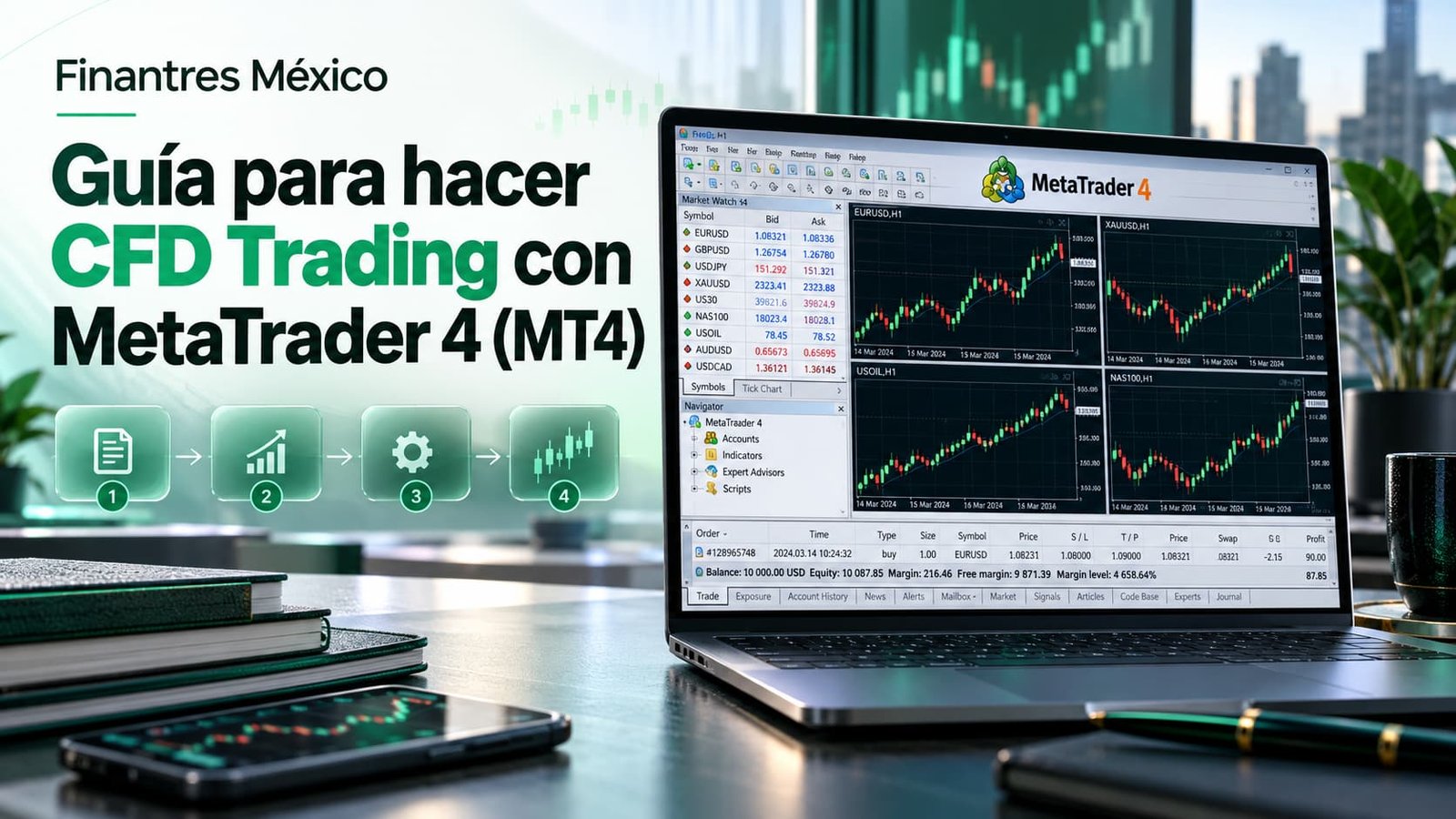 Guía para hacer CFD Trading con MetaTrader (MT)