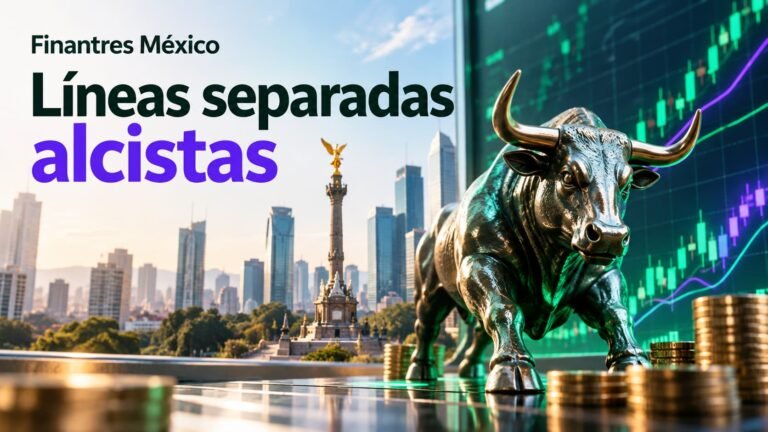 Líneas separadas alcistas