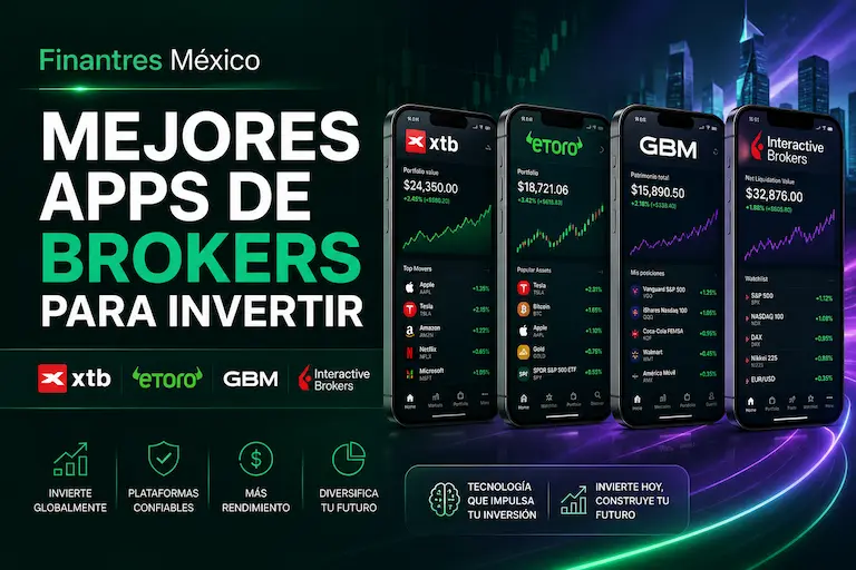 Mejores apps de brokers para invertir