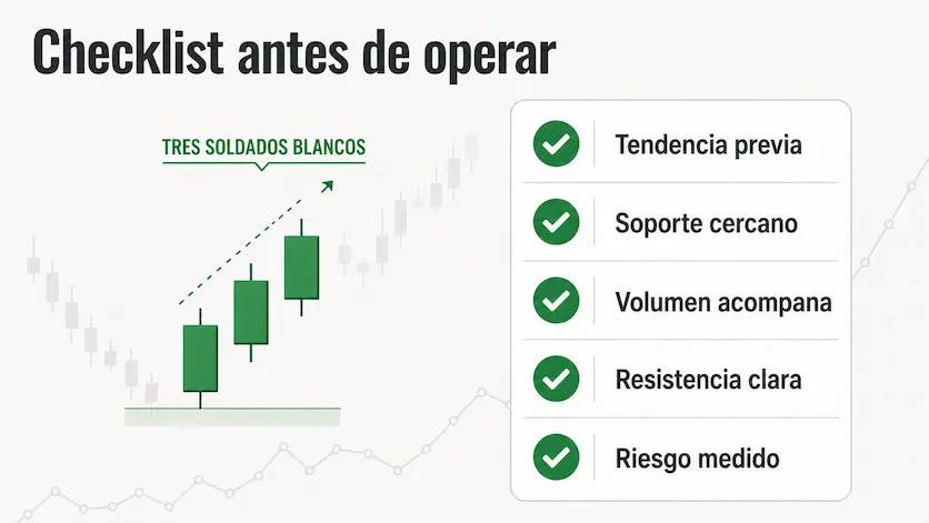 tres soldados blancos checklist