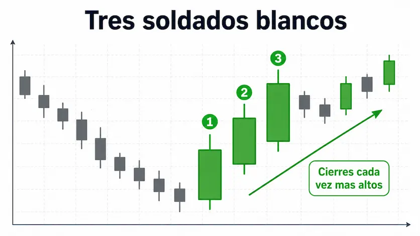 tres soldados blancos identificacion