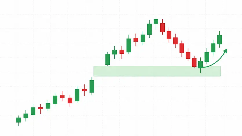 ventanas ascendentes soporte pullback