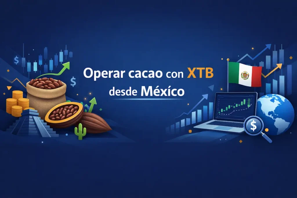 Operar cacao con XTB desde México