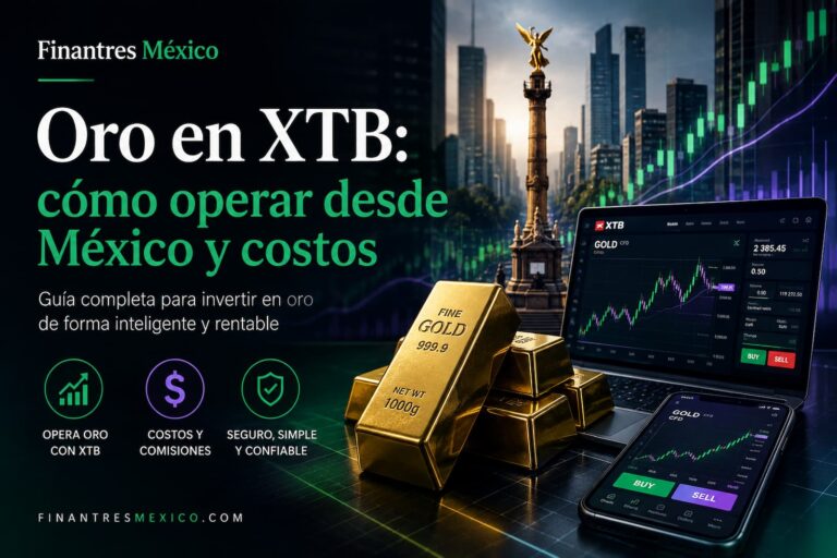 Oro en XTB cómo operar desde México y costos