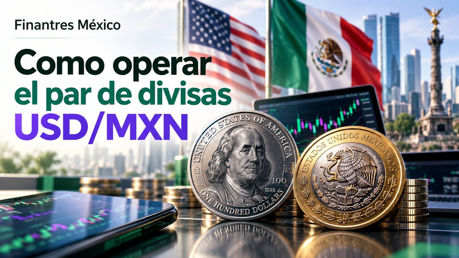 Como operar el par de divisas USD MXN