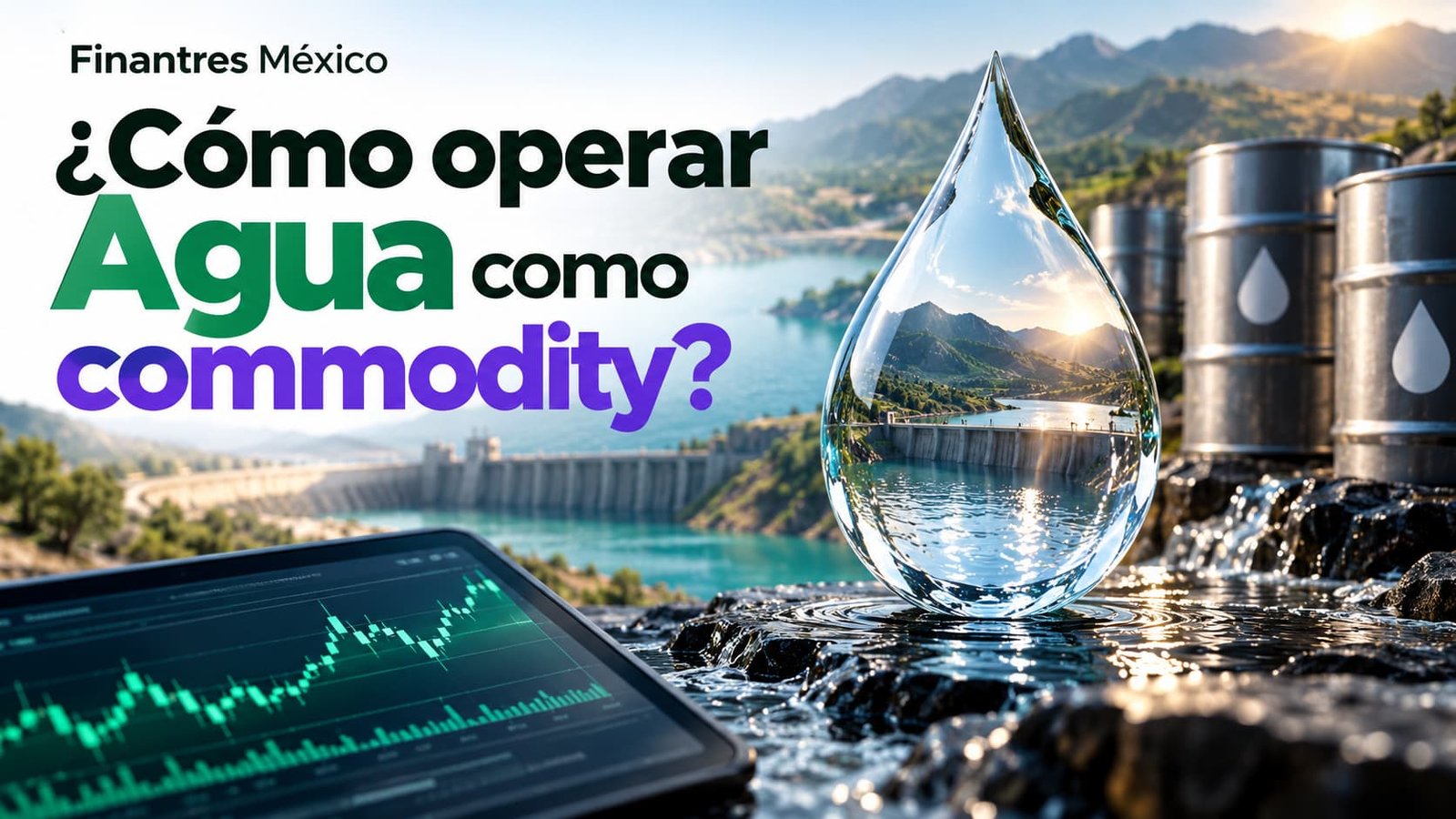 ¿Cómo operar Agua como commodity