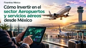 Cómo invertir en el sector Aeropuertos y servicios aéreos desde México