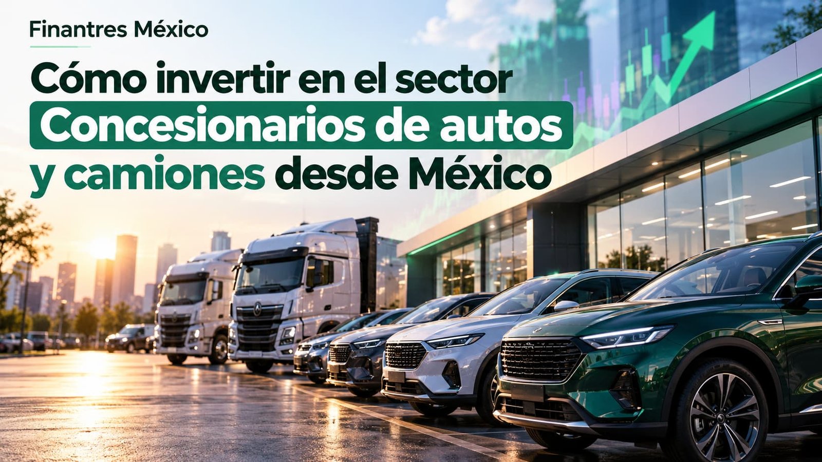 Cómo invertir en el sector Concesionarios de autos y camiones desde México
