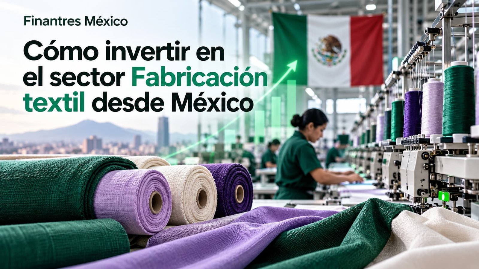 Cómo invertir en el sector Fabricación textil desde México
