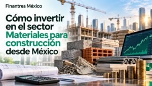 Cómo invertir en el sector Materiales para construcción desde México